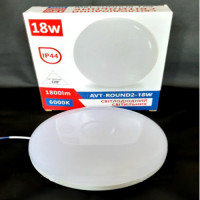 Светильник LED накладной 18W IP65 1800Lm Avaton светодиодный круглый 6000K